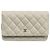 Chanel Borsa a tracolla WOC Caviar Classic Versione con chip interno Bianco