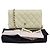 Chanel Borsa a tracolla WOC Caviar Classic Versione con chip interno Bianco - vista 9