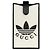 Gucci Custodia per telefono in pelle Trefoil Logo non utilizzata White Black Bianco