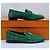 Hermès Mocassino in scamosciato verde - vista 2