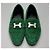 Hermès Mocassino in scamosciato verde - vista 5