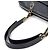 Chanel Borsa a Spalla Black Caviar Big CC Nero - vista 8