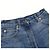 Gucci Short de denim eco con parche de oso para mujer Azul - vista 5