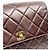 Chanel Borsa a tracolla con patta trapuntata marrone - vista 8