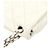 Chanel Bolsa de ombro com aba acolchoada e corrente branco preto - vista 11