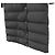 Burberry Abrigo largo acolchado Effingham Negro - vista 5