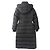 Burberry Abrigo largo acolchado Effingham Negro - vista 6
