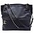 Chanel Borsa a tracolla Navy Caviar House and Carry Gold-tone Blu