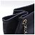 Chanel Borsa a tracolla Navy Caviar House and Carry Gold-tone Blu - vista 7