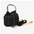 Tory Burch Borsa a secchiello con coulisse a tracolla nera - vista 7