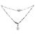 Gucci Pulseira de corrente Flora em ouro branco e diamantes - view 3