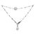 Gucci Pulseira de corrente Flora em ouro branco e diamantes - view 4