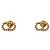 Dior Pearl Claire Rune Gold Earrings