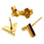 Louis Vuitton Orecchini Essential Gold D'oro  - vista 4