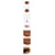 Céline Borsa a tracolla Triomphe Oval Ten Brown Marrone - vista 2