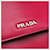 Prada Mini borsa a tracolla con patta Rosso - vista 8