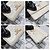 PRADA Nano Saffiano Leder Kartenhalter/Geldbörse Off-White - Ansicht 9