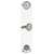 Chanel Round Logo Crystal Ring Silber  - Ansicht 2