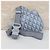 Saddle Dior Borsa a Sella da Uomo Diamond Grigia Marrone - vista 7