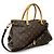 Louis Vuitton Monogram Palace Tote Bag Schwarz - Ansicht 3