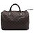 Louis Vuitton Speedy Damier Ebene Canvas Tote Bag Schwarz
