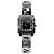 Fendi Orologio Quadro Quartz Nero