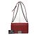 Chanel Medium Flap Schultertasche Saisonale Limited Edition Silberne Kette Rot