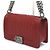 Chanel Medium Flap Schultertasche Saisonale Limited Edition Silberne Kette Rot - Ansicht 2