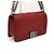 Chanel Medium Flap Schultertasche Saisonale Limited Edition Silberne Kette Rot - Ansicht 3