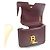 Burberry Piccola borsa a tracolla in pelle TB con catena dorata Rosso - vista 7