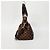 Louis Vuitton Tote e borsa a tracolla in tela Damier Ebene PM Marrone - vista 2