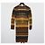 Hermès Cardigan lungo in lana da donna Multicolore - vista 7