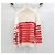 Bottega Veneta Schwerer Mohair-Strickpullover im Marinière-Stil Rot - Ansicht 2