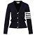 Thom Browne Cotton Milano Classic V-Ausschnitt Cardigan