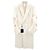 Louis Vuitton Hook Belted Wool Long Coat Silvery