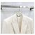 Louis Vuitton Hook Belted Wool Long Coat Silvery - view 4