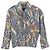 Louis Vuitton Giacca in denim con stampa a catena e righe Multicolore
