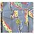 Louis Vuitton Giacca in denim con stampa a catena e righe Multicolore - vista 5