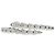 Bulgari Bracciale Serpenti Viper in oro bianco e diamanti Argento