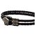 Versace Pulseira de couro trançado Medusa Preto - vista 4