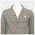Comme Des Garcons Unisex Strickjacke in Grau-Weiß Braun - Ansicht 2