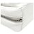 Chanel Bolsa de ombro com aba acolchoada branca Branco - vista 5