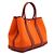 Hermès Garden Party Canvas Tote Bag Braun - Ansicht 4