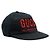 Gucci Cappellino da baseball da uomo in cotone nero con logo ricamato - vista 3