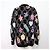 Chanel Schwarzer mehrfarbiger Kaschmir-Cardigan mit Coco-Logo - Ansicht 4
