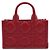 Dior Mini Bolso de Hombro Lady Book Tote Rojo - vista 4