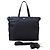 Prada Borsa shopper in nylon con logo triangolo blu navy
