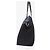 Prada Borsa shopper in nylon con logo triangolo blu navy - vista 2