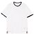 Thom Browne Ringer T-Shirt mit Seitenbesatz Weiß - Ansicht 3