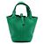 Hermès Borsa Tote Picotin in Taurillon Clemence con Chiusura Silver Lock Verde - vista 2